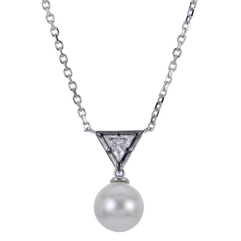 Sterling Silver Pearl Drop Pendant