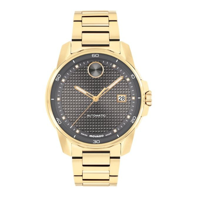 Men's Yellow Gold Stainless Steel Automatic Watch
