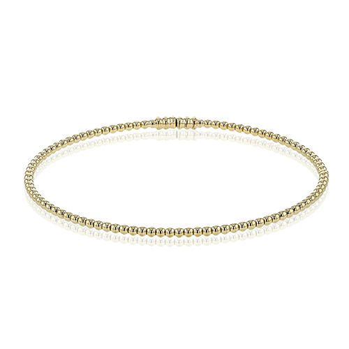 18K Yellow Gold Bead Bracelet