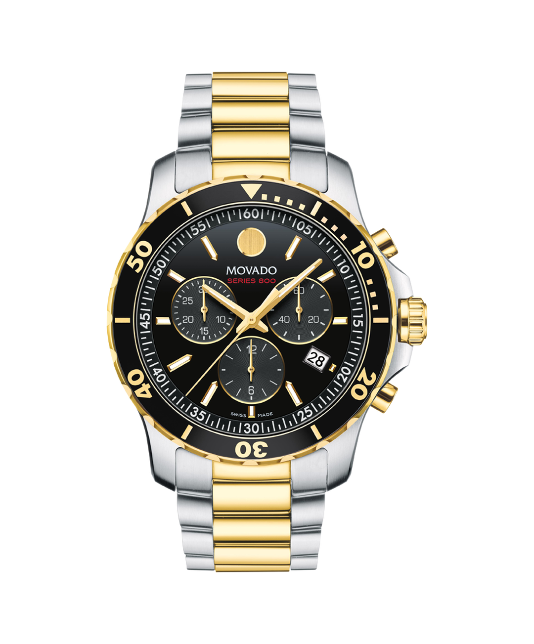Men's Two Tone Stainless Steel Chronograph Watch