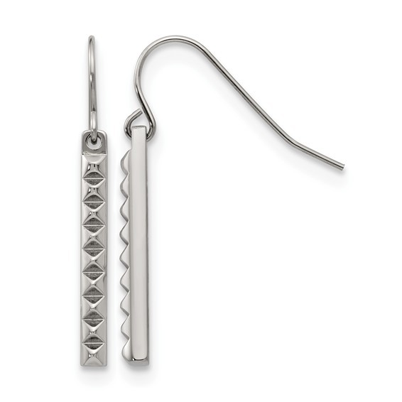 Stainless Steel Drop Earrings