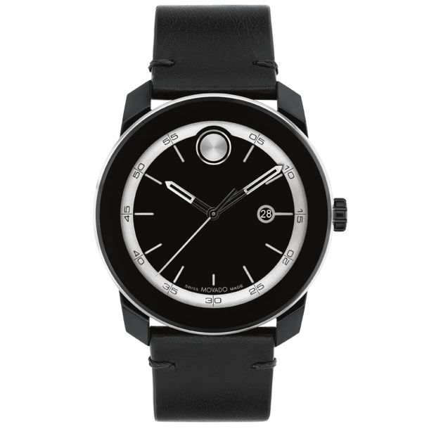Men's Black Stainless Steel Complicated Watch
