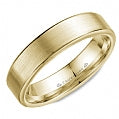 Men's 14K Yellow Gold Sandpaper 5.5mm Band