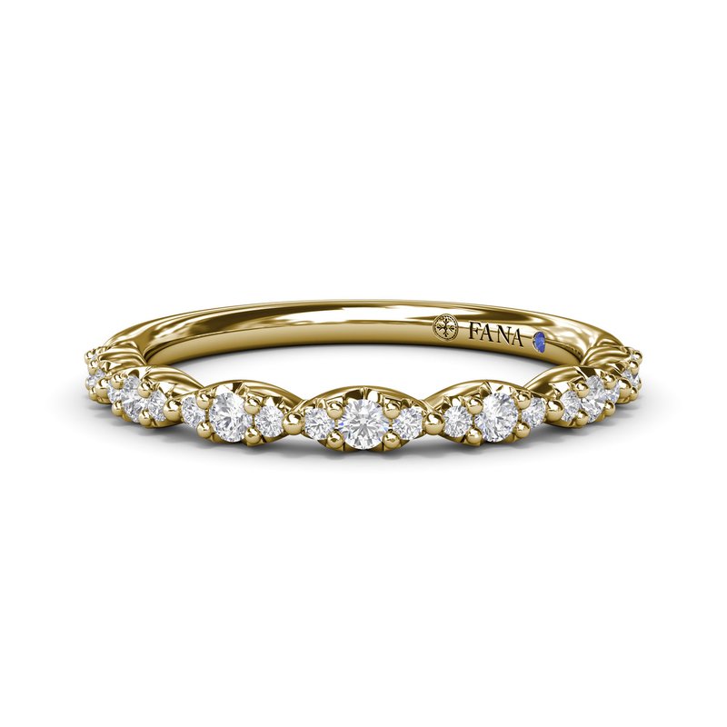 Women's 14K Yellow Gold Diamond Prong Set Band