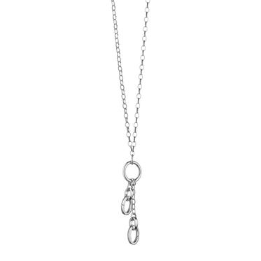Sterling Silver Charm Enhancer Necklace