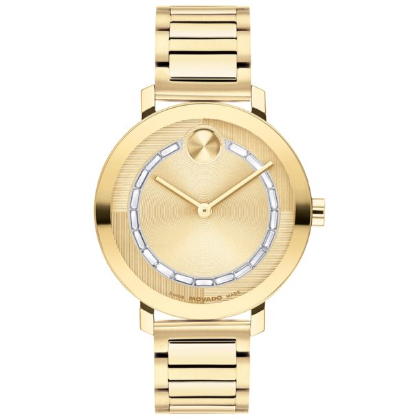 Women's Yellow Stainless Steel Dress Watch