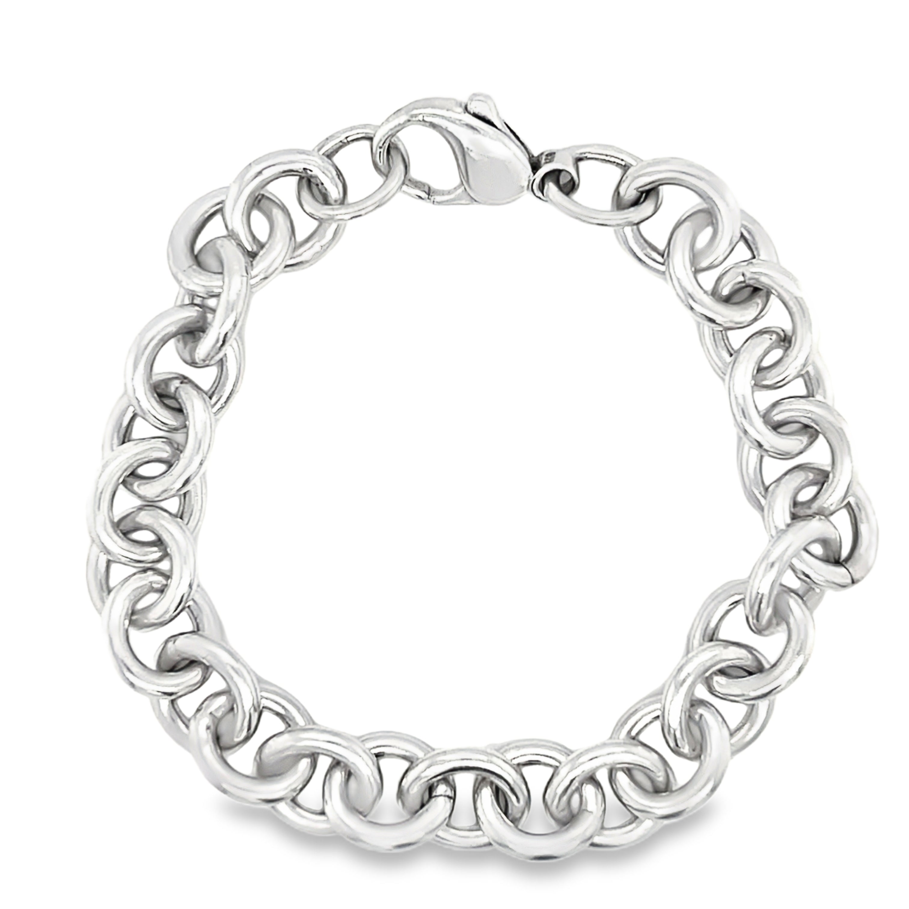 Women's Sterling Silver Open Link Bracelet