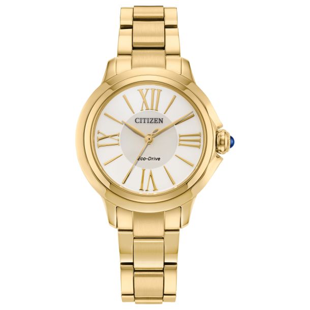 Women's Yellow Stainless Steel Dress Watch