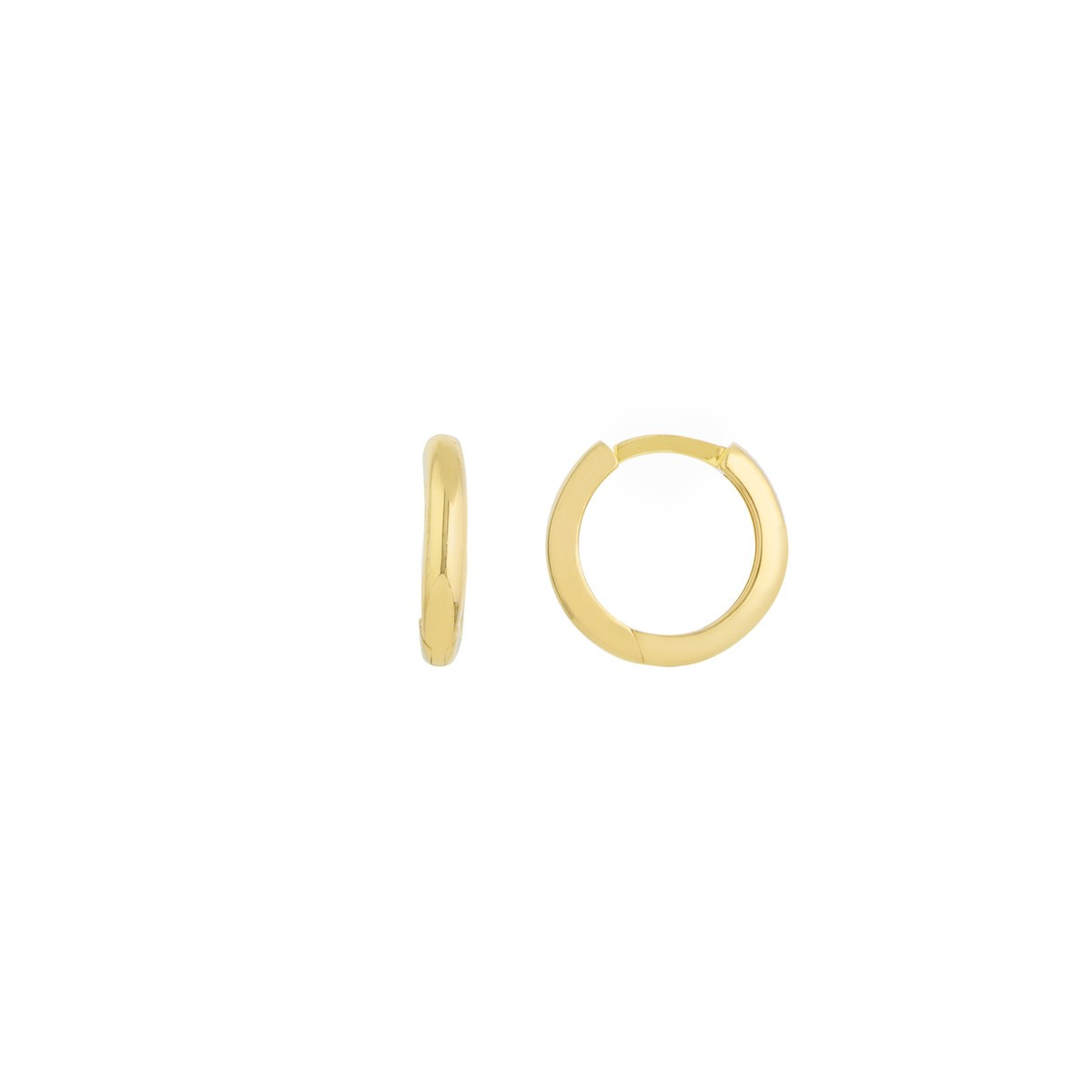 14K Yellow Gold Hoop Earrings