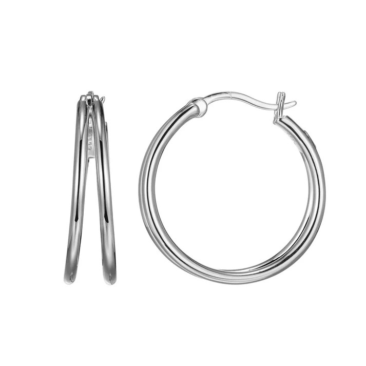 Sterling Silver Hoop Earrings