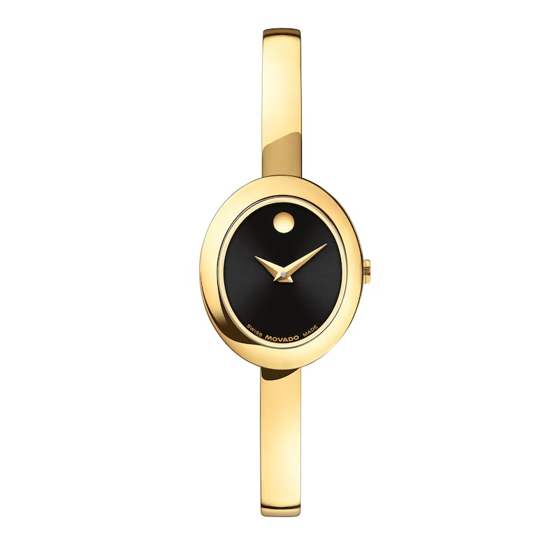 Women's Yellow Gold Tone Stainless Steel Dress Watch