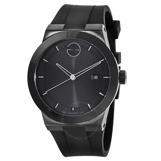 Men's Black Stainless Steel Dress Watch