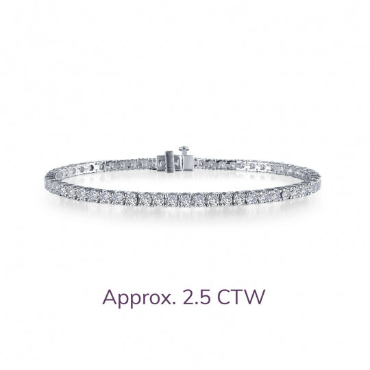 Women's Sterling Silver CZ Tennis Bracelet