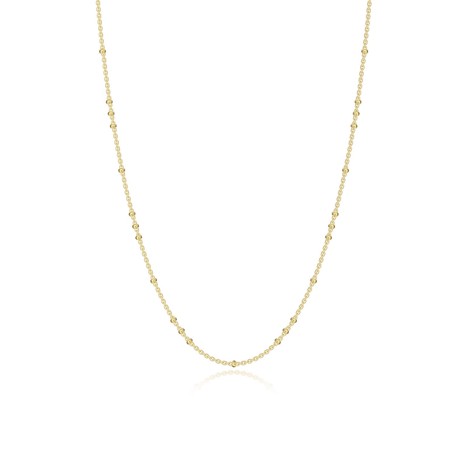 Sterling Silver Yellow Gold Plated Open Link Chain