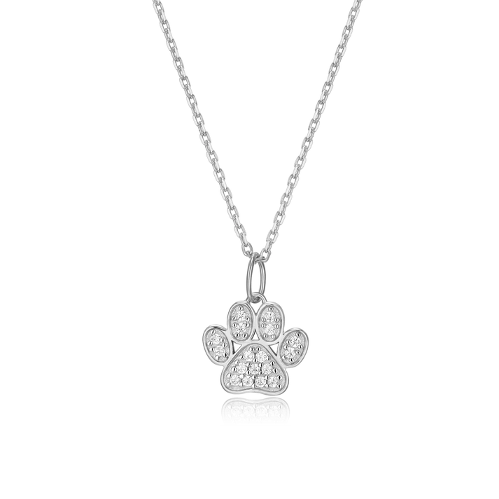 Sterling Silver Lab Grown Diamond Cluster Pendant