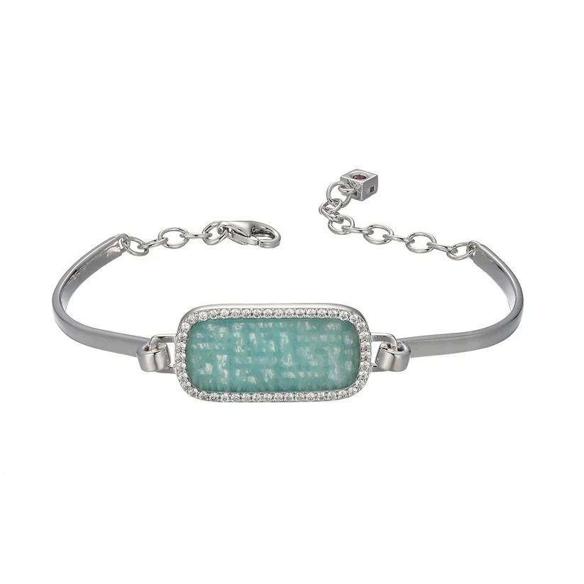 Sterling Silver Amazonite Bracelet