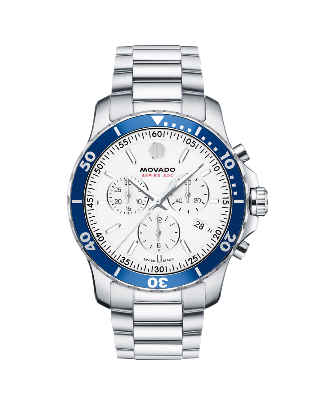 Men's Stainless Steel Chronograph Watch