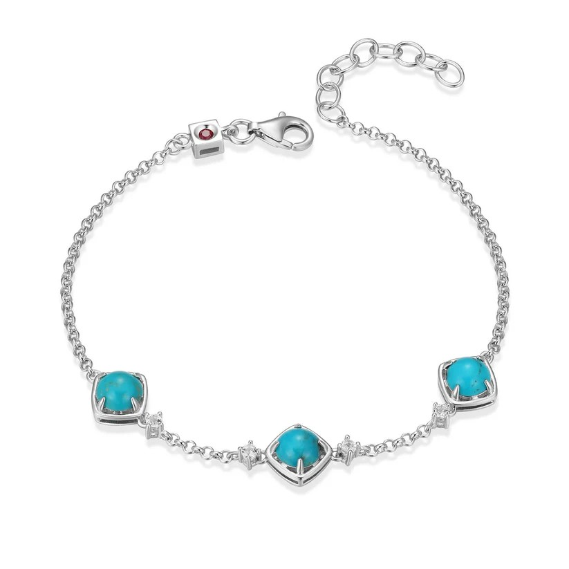 Sterling Silver Turquoise Bracelet