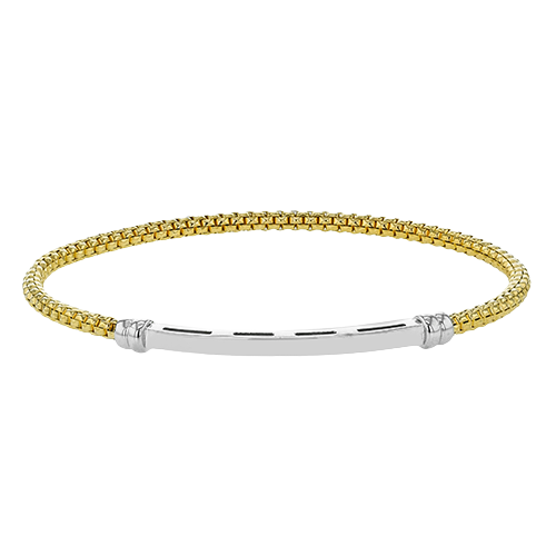 Women's 18K Two Tone Stretch Bracelet