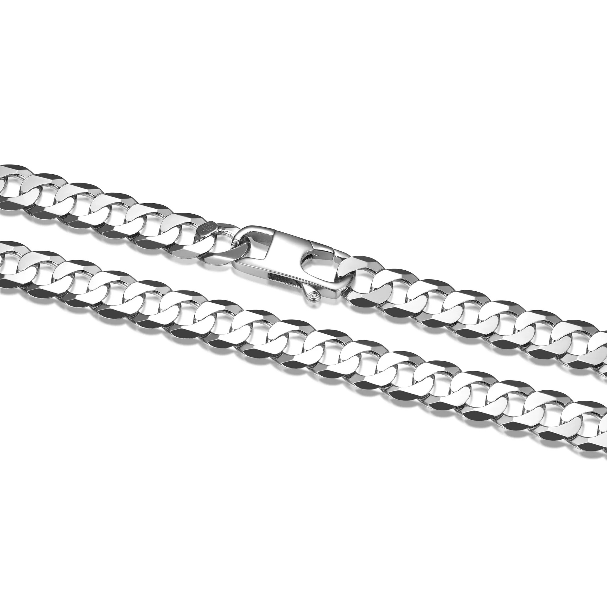 Men's Sterling Silver Curb Chain