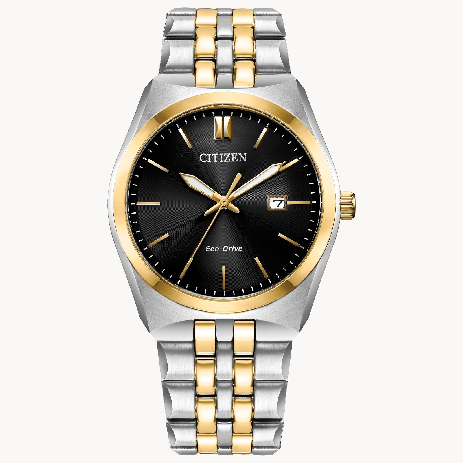Men's Two Tone Stainless Steel Dress Watch