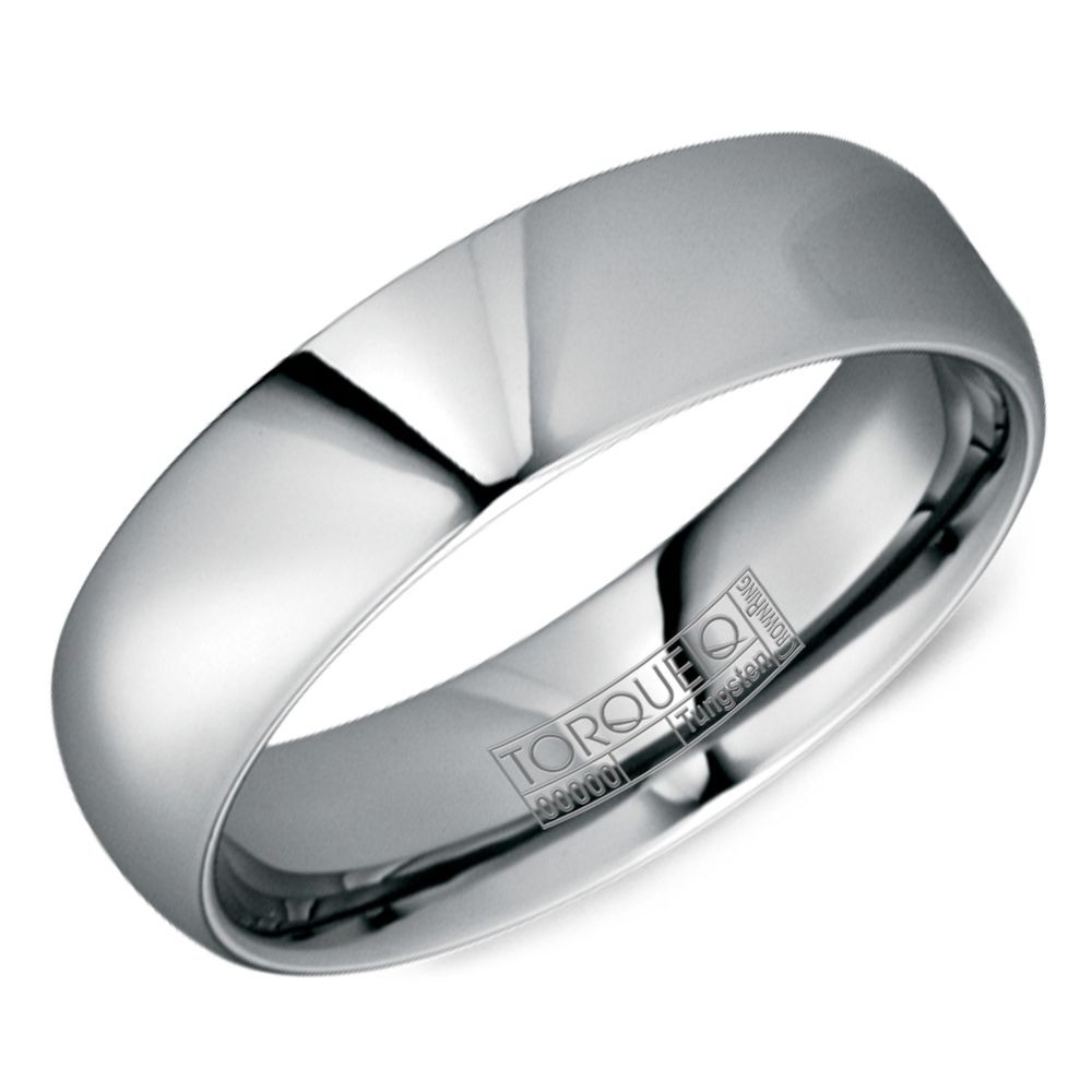 Men's Tungston Gray Polished 6mm Band