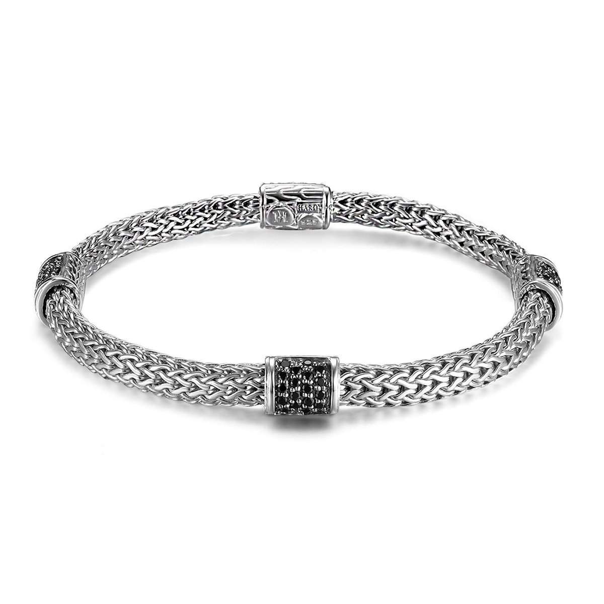 Sterling Silver Sapphire Chain Bracelet