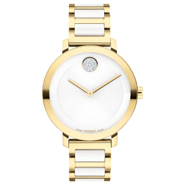 Women's Yellow Stainless Steel Dress Watch