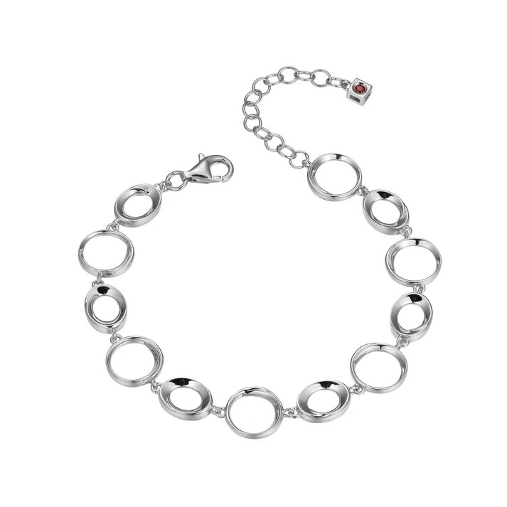 Women's Sterling Silver Open Link Bracelet