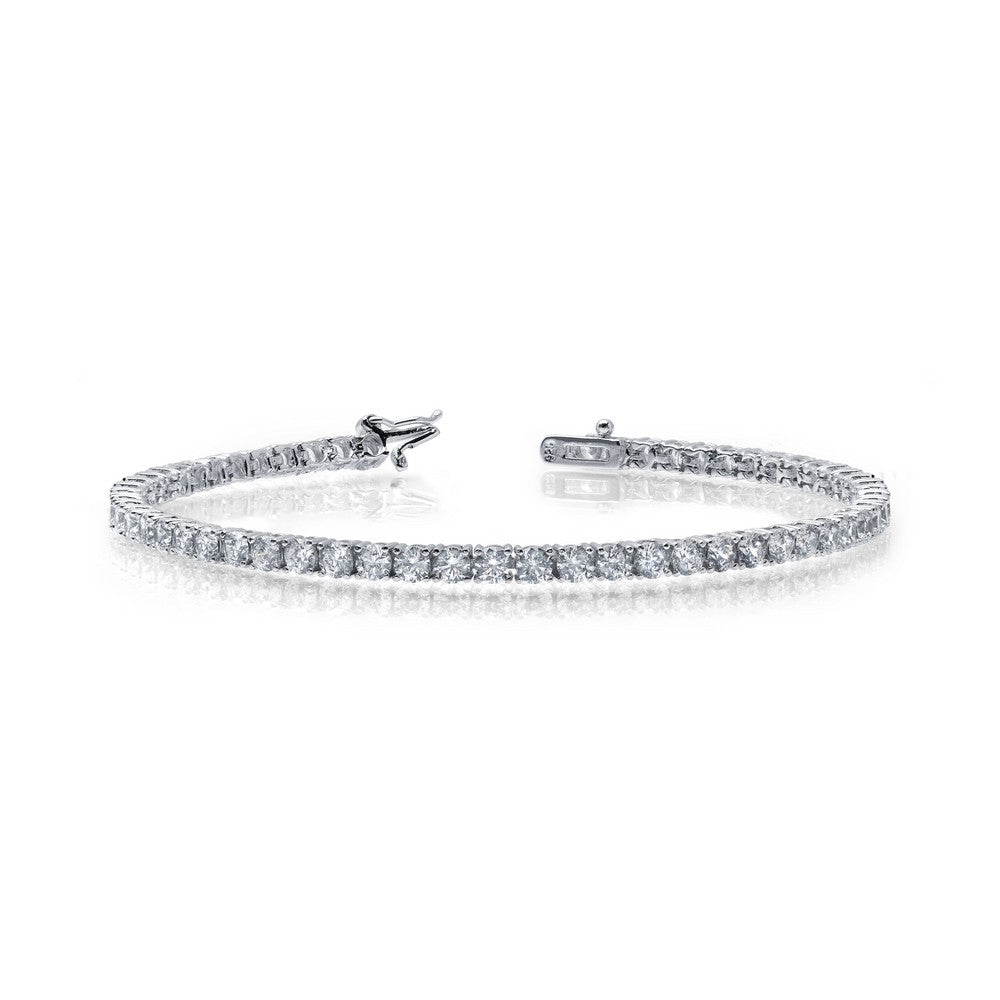 Sterling Silver CZ Tennis Bracelet