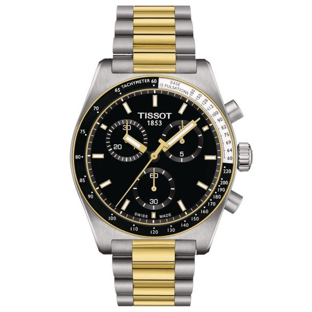 Men's Two Tone Stainless Steel Chronograph Watch