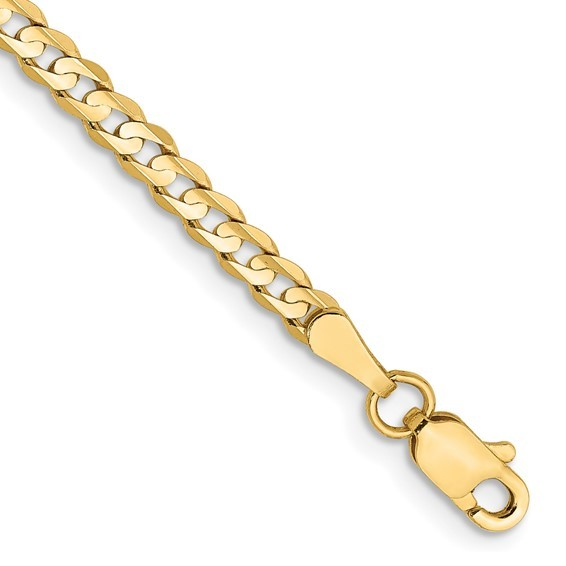 14K Yellow Gold Curb Bracelet