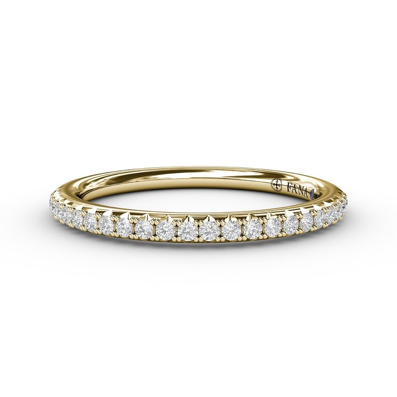 Women's 14K Yellow Gold Diamond Prong Set Band