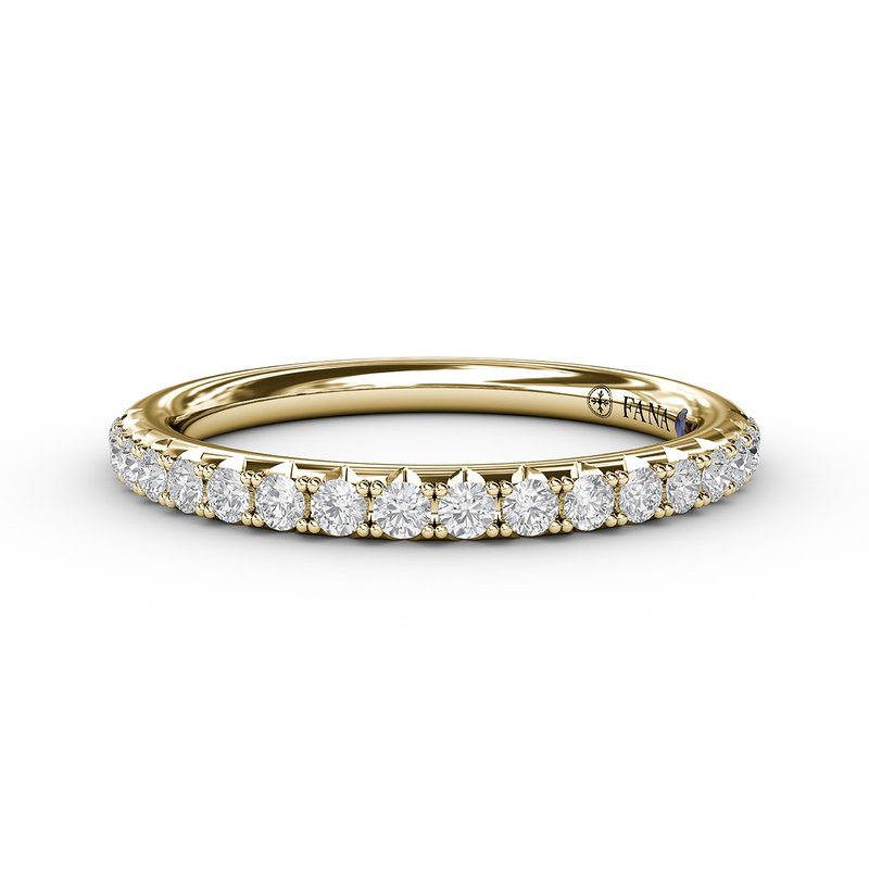 Women's 14K Yellow Gold Diamond Prong Set Band