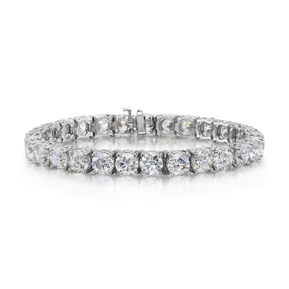Women's 14K White Gold Diamond Tennis Bracelet